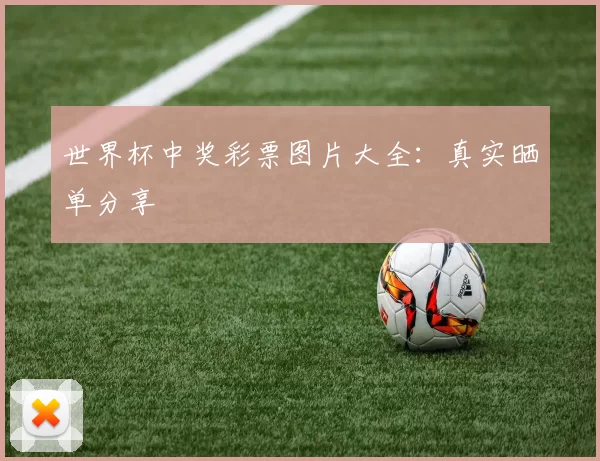 世界杯中奖彩票图片大全:真实晒单分享