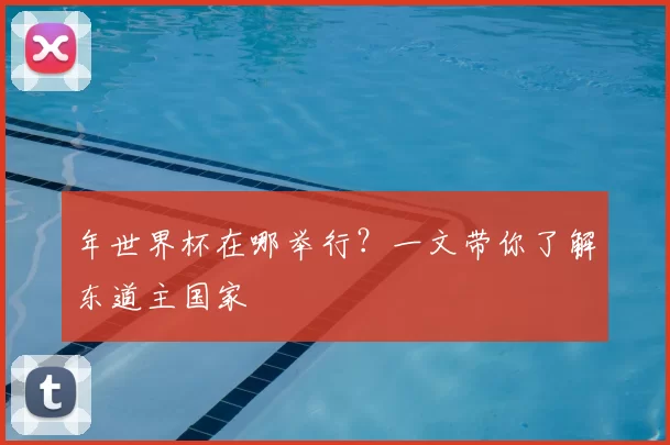 年世界杯在哪举行？一文带你了解东道主国家