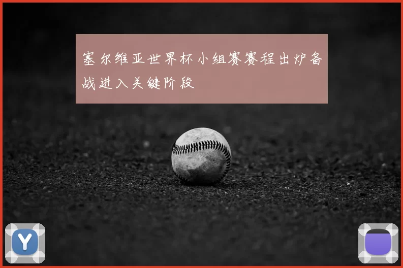 塞尔维亚世界杯小组赛赛程出炉备战进入关键阶段