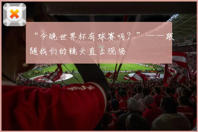 “今晚世界杯有球赛吗?”——跟随我们的镜头直击现场